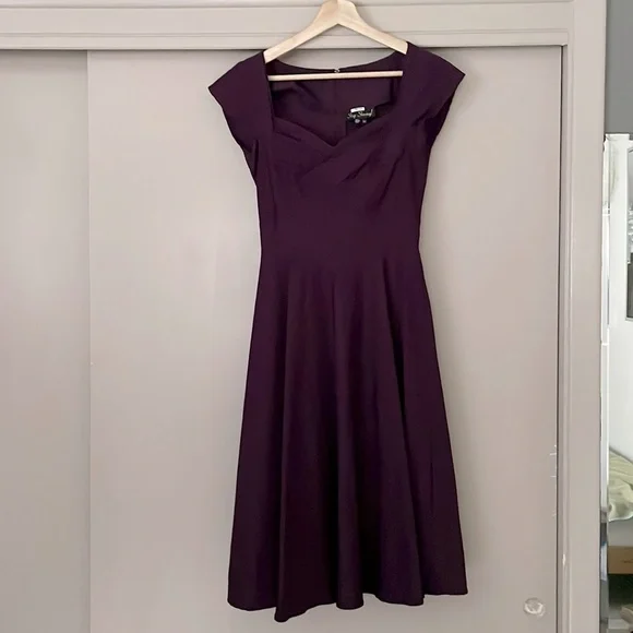 stop staring purple dress Stop staring Pinup Wiggle Viola Dress